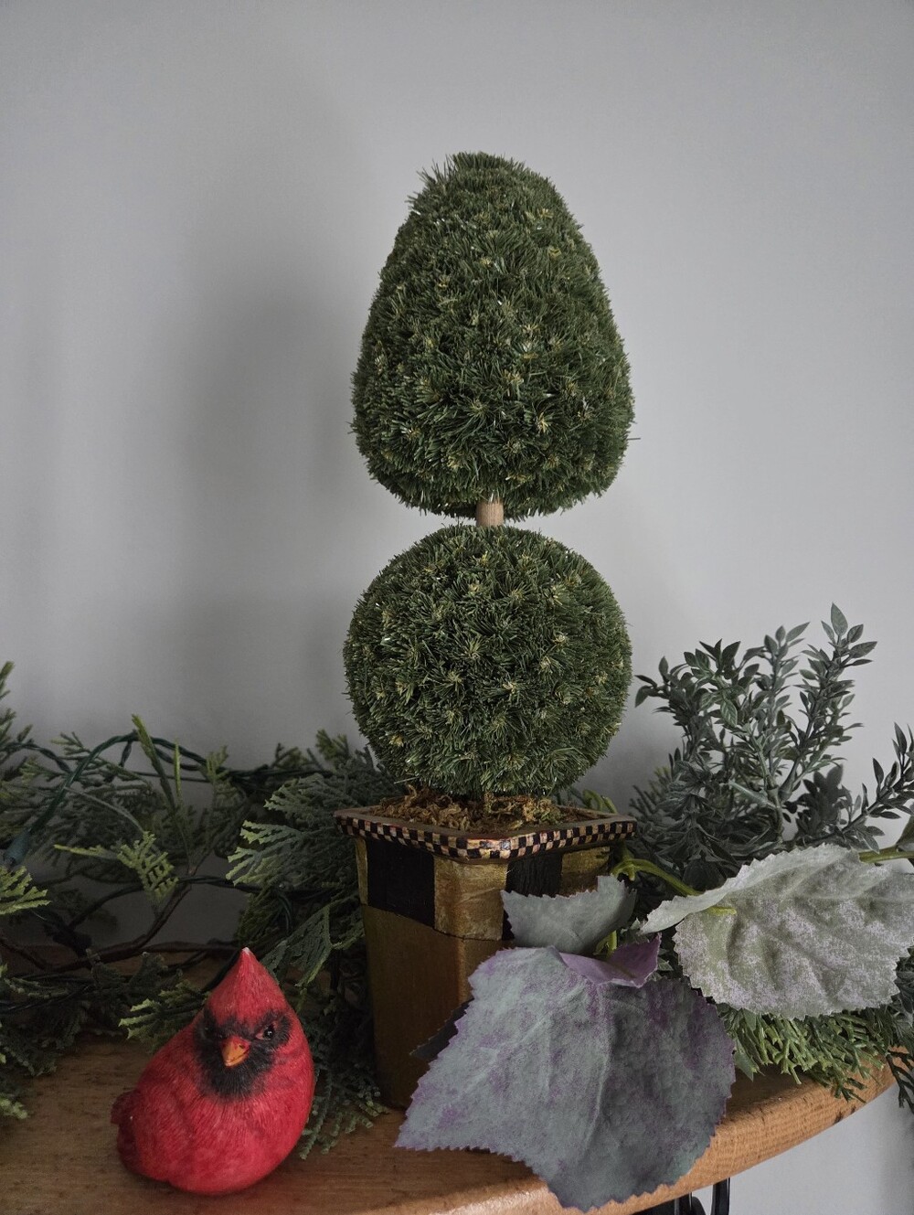 MACKENZIE CHILDS INSPIRED TOPIARY / 2 FOR ASKING PRICE